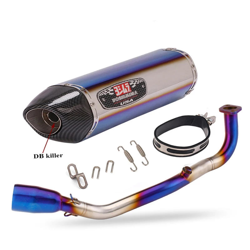 Nmax 125 Nmax 155 Slip On Silenziatore Di Scarico Completo Sistema Yoshimura R77 Escape Moto Db Killer Per Yamaha Nmax125 Nmax155 2020 2021