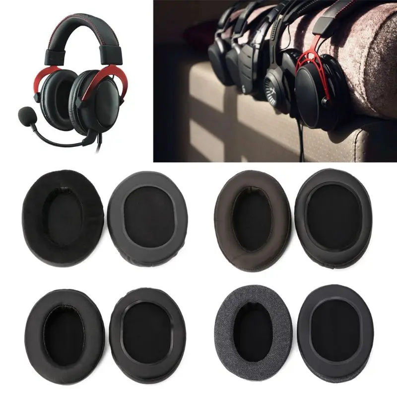 Replacement Earpads Cushion For Kingston HSCD KHX HSCP Hyperx Cloud II Headphone 746D