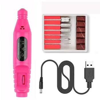 

Nail File Art Electronic Drill File Acrylic Manicure Usb Portable Machine Kit Manicure Machine Nail Art Pen Nail File Tool