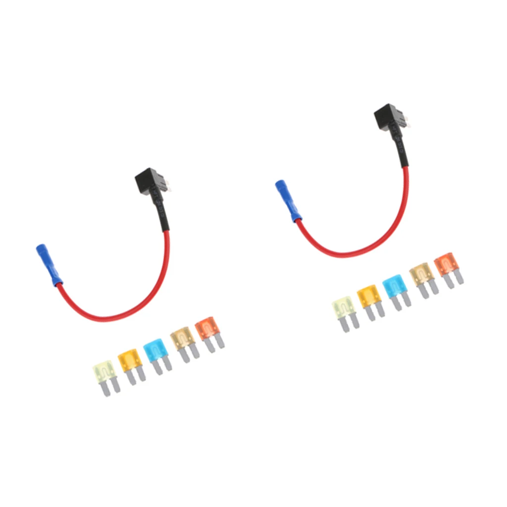 10PCS 5A 7.5A 10A 15A 20A Fuse And Micro2 Add-A-Circuit Fuse TAP Fuse