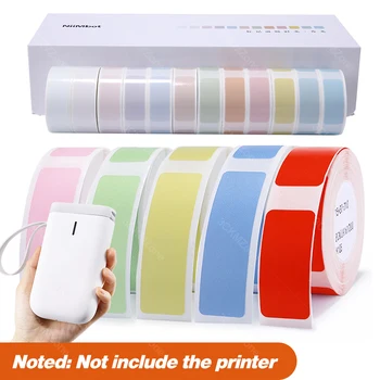 

Niimbot Mini Label printer paper Printing Label Waterproof Anti-Oil Price Label Pure Color Scratch-Resistant Label Sticker Paper