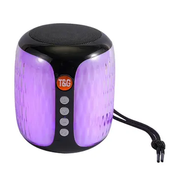 

Colorful Lights Wireless Mini Bluetooth Speaker Outdoor Sports Portable Column Speaker Subwoofer Audio