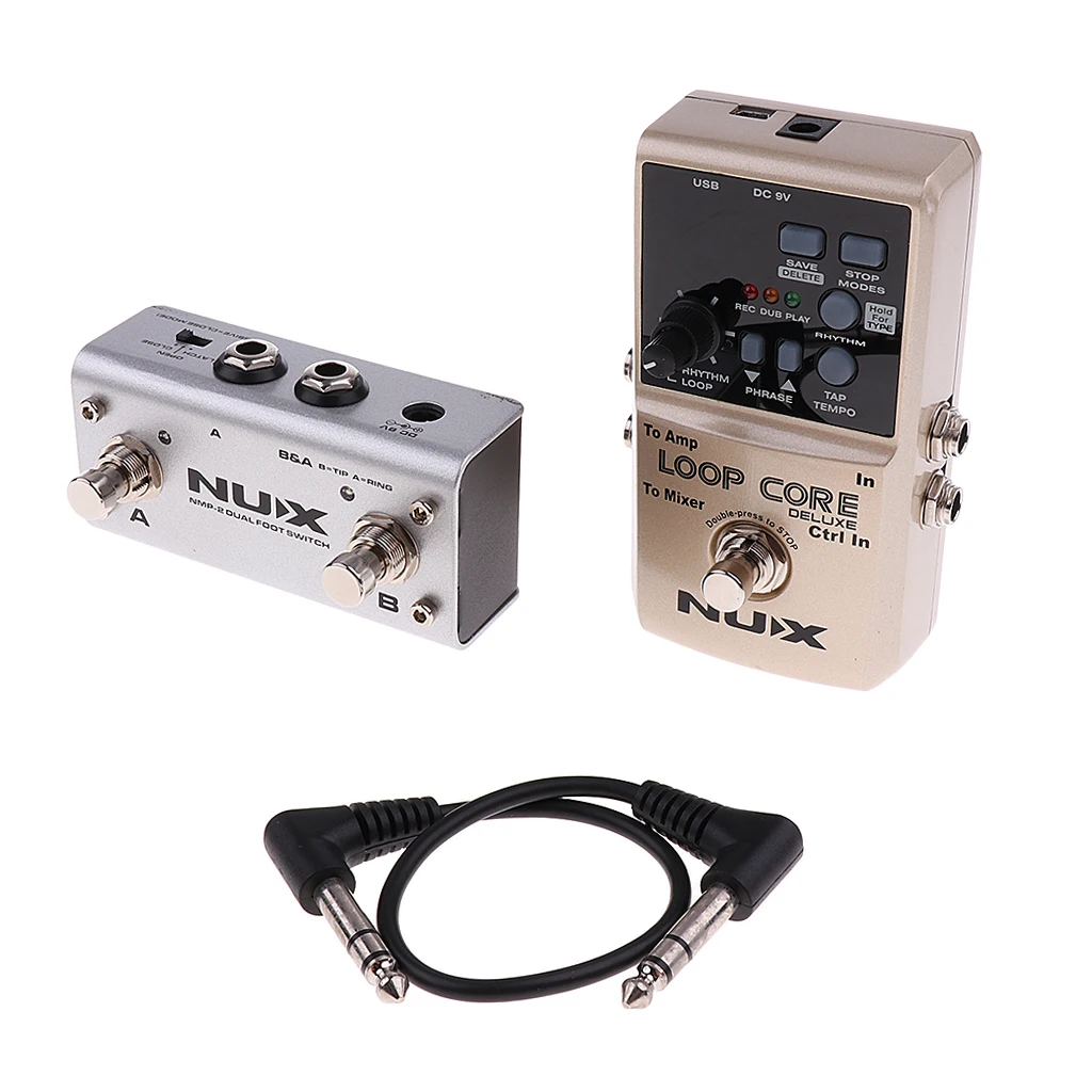

NUX Loop Core Deluxe Guitar Effects Processor Drum Patterns With Tam Tempo