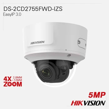 

Hikvision Original IP Camera DS-2CD2755FWD-IZS EasyIP 3.0 4X ZOOM 4K 8MP H.265+ EXIR VF Dome All-metal IP67 IK10 120dB WDR