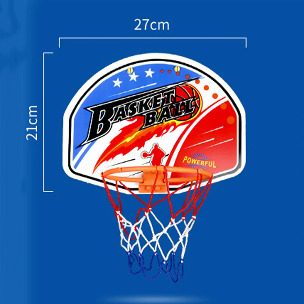 Bleu) Panier De Basket Suspendu Intérieur Plastique 709H Petits