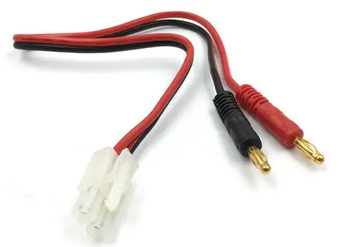 1pcs battery cable RC Connector Cable T plug Deans Connector to Banana Tamiya Plug to Banana for IMAX B6 B6AC B8 Chargers title=