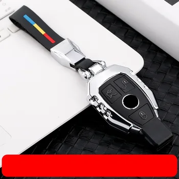 

Hot Sales 2/3 Buttons Metal Remote Key Case Cover Shell Key Chain Ring Key Fob Shell Cover For Mercedes-Benz Class B C E S