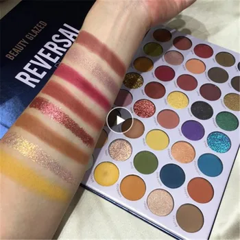 

Beauty Glazed Reverse Planet 40 Colors Pearlescent Matte Eyeshadow Palette Eye Shadow Cosmetic Makeup Shimmer Waterproof TSLM1