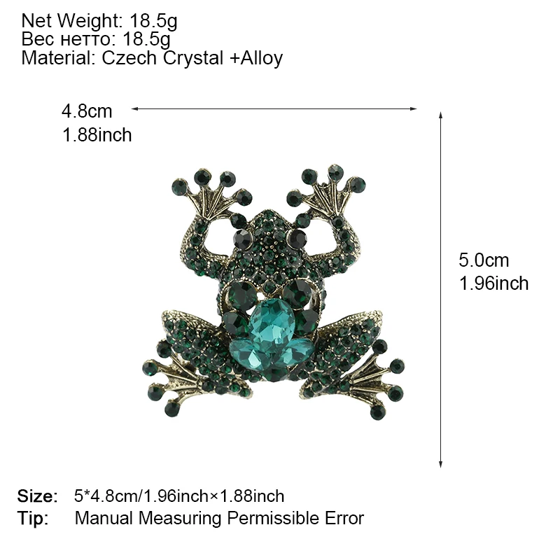 H350275X大牌水晶青蛙胸针 (16)
