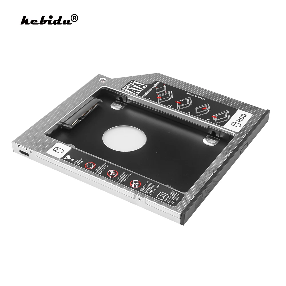 9 5 мм 12 7 алюминиевый сплав второй HDD Caddy корпус для жесткого диска 2 &quotкорпус SSD