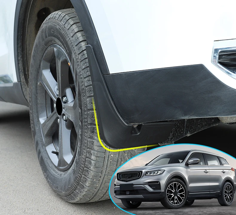 

For Geely Atlas 2016-2019 Car Mud Flaps Front Rear Mudguards Splash Guards Fender Mud flaps Auto Accessories styling protection