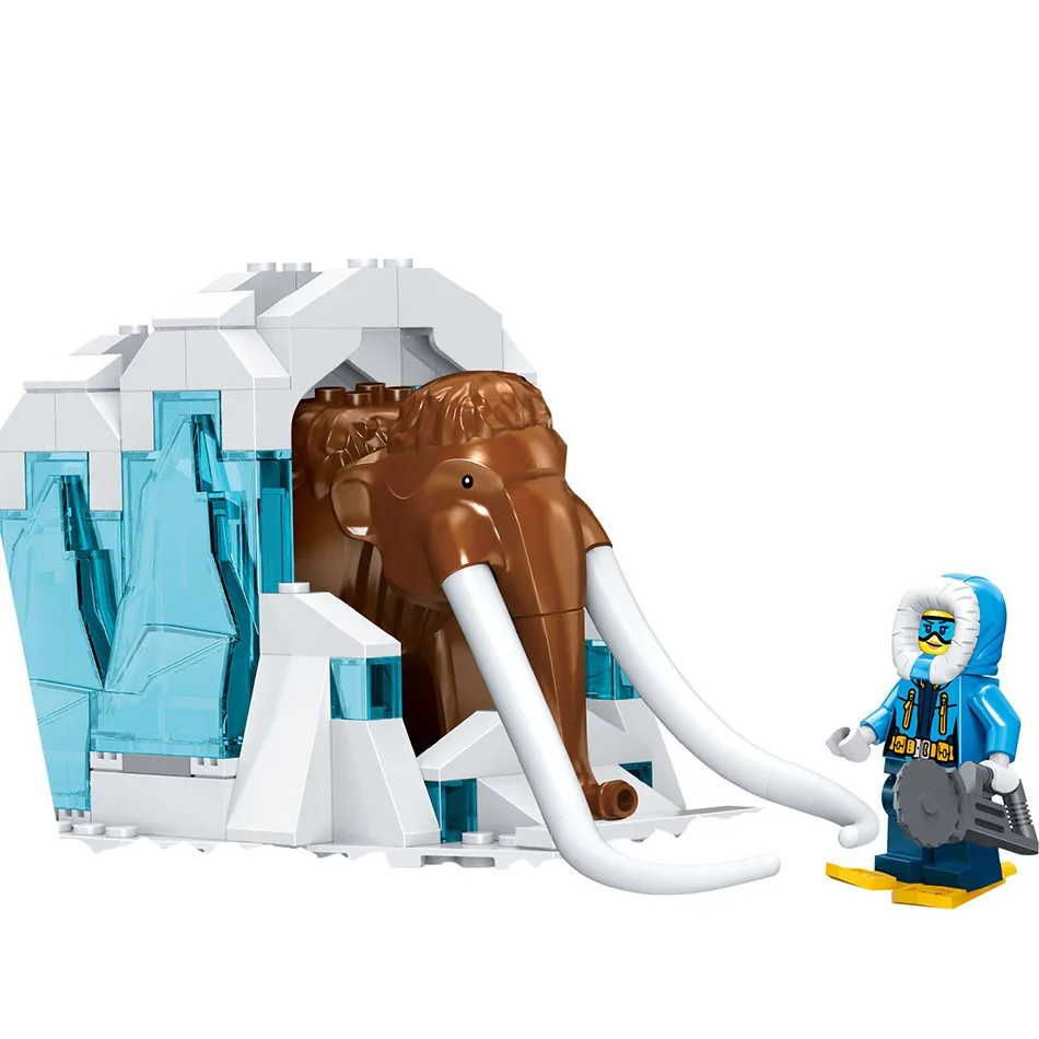 New City Arctic Exploration Compatible Legoing Arctic City 60195 Model Building Block Bricks Toys Children Gifts Christmas 28020