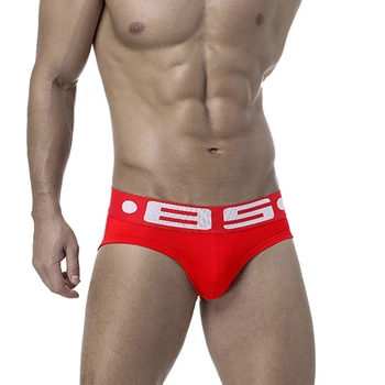 

Fashion Hot Elastic Popular Low Waist Soft Underwear Breathable Cotton Sexy Gay Spandex Men Underwear