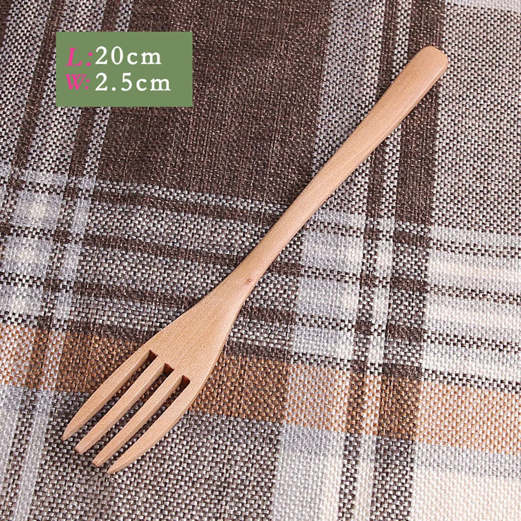 New Japanese Style Vintage Wooden Chopsticks And Spoon Tableware 5pcs Set