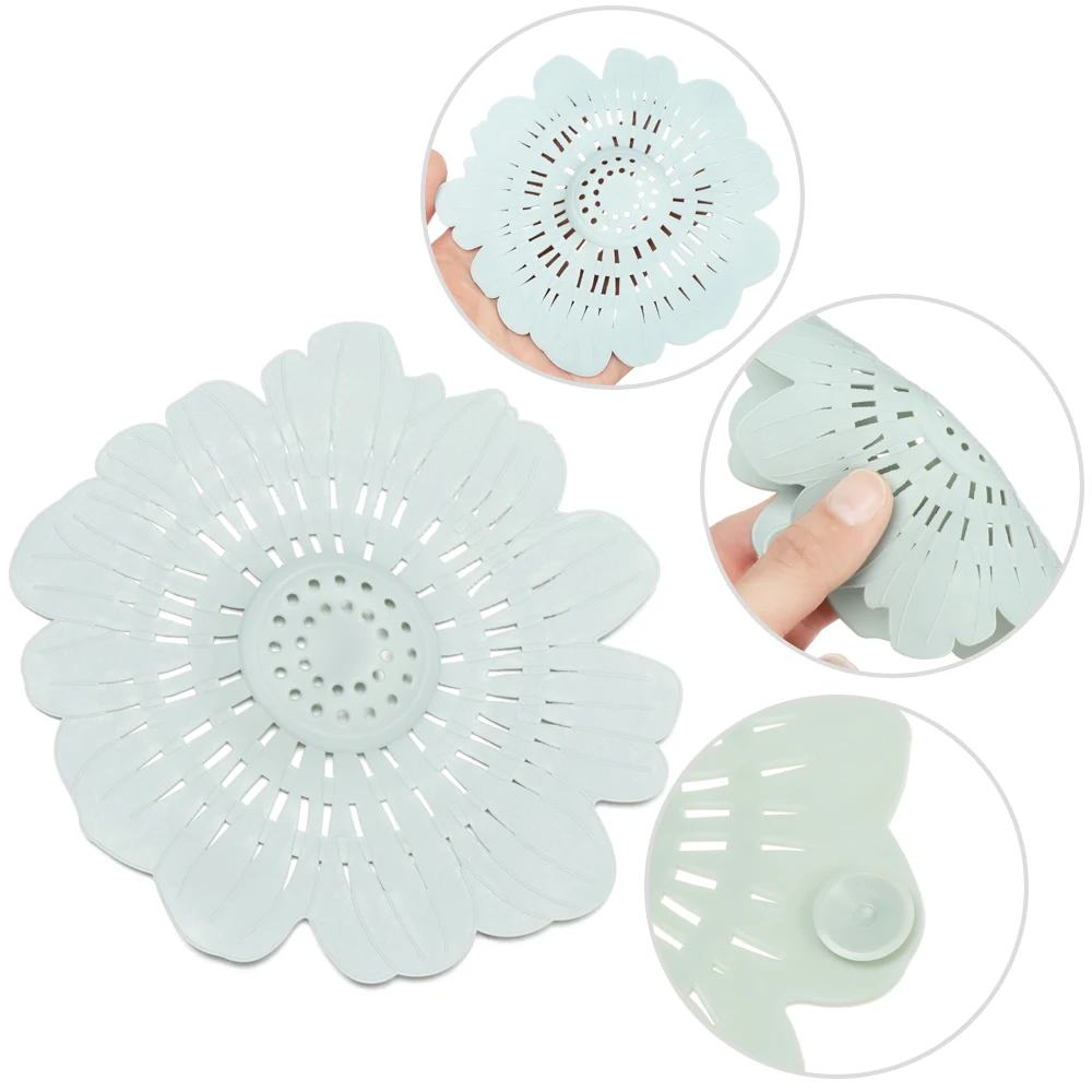 Hc7aa98bb800444dfa108bcf8f536a6b3s 15cm Large Silicone Bathtub Stopper Leakage-proof Drain Cover Sink Hair Stopper Tub Flat Plug Stopper Bathroom Accessories Mallzona