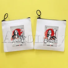 La Casa De Papel Canvas Coin Purse Canvas Bag Small Square Bag Key Bag Storage Bag Card Bag Cartoon Coin Bag