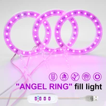 

USB Angel Ring Grow Lamp for Indoor Plant Tent Light Plants Growth Lighting Phyto Lamp LEDGrow Light 5V Full Spectrum Phytolamp