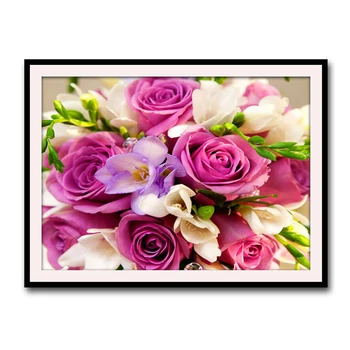 

5D diamond painting Kit Set Full Square Rose Cross Stitch Diamond Mosaic Kits Art Pictures Home Decor