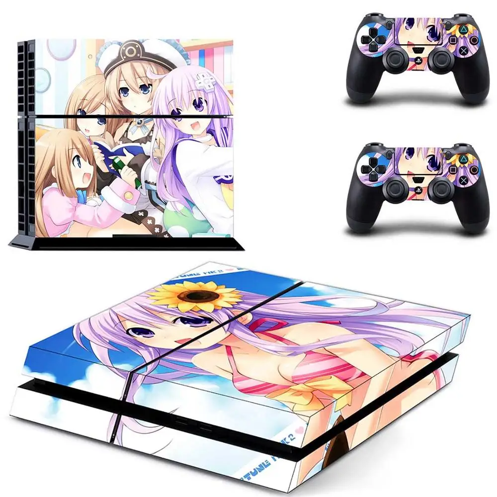 DPTM2367 PS 4 наклейки аниме девушка играть stadi4 Sitcker PS4 виниловое покрытие Наклейка Обложка Pegatinas для Playstation 4 PS 4 консоль и контроллер - Цвет: DPTM2367