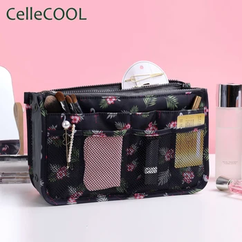 

Women Cosmetic bag Portable Storage Handbag toiletries toiletry kit Travel Organizer Make up bag