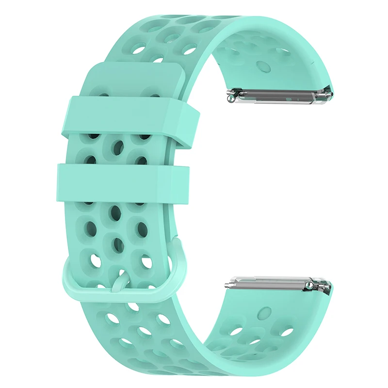 Light Green FitbitVersa 2/Versa Lite GK99 Смарт часы спортивный силиконовый ремешок браслет часы замена силиконовый ремешок 10 цветов - Цвет: Light Green
