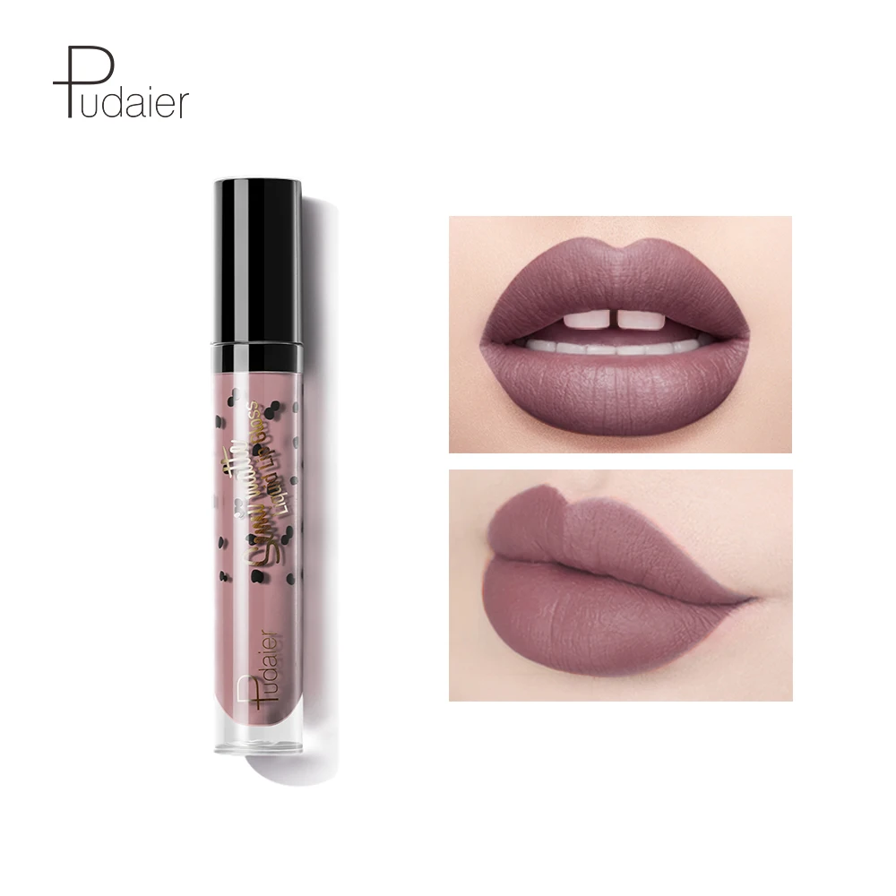 

Pudaier 12 Colors Semi Matte Lipstick Waterproof Long Lasting Not Fade Lipgloss For Lips Makeup Tint Official Product