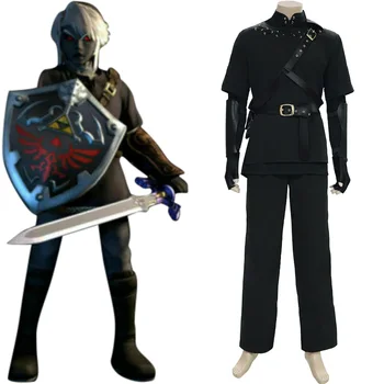

The Legend of Zelda Link Cosplay Darkness Uniform Coat Jacket Suit Halloween Carnival Costume Custom Make