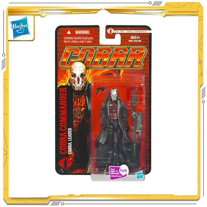 3 75 дюймовый оригинальный Hasbro G.I. Джо: Rise of Cobra Commander экшн и игрушечные фигурки