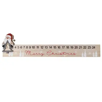 

1PC Christmas Calendar Ornaments Santa Claus Countdown Ornaments Decorations Home Decor Supplies