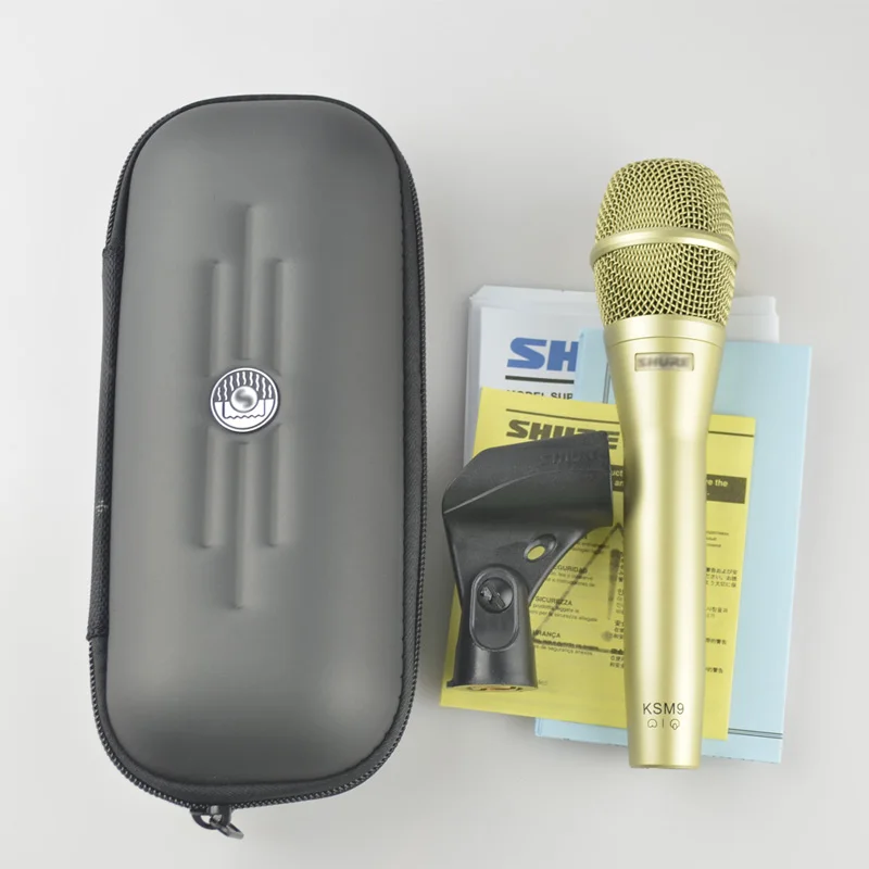 ksm9 microphone Grade A Super-cardioid wired dynamic professional vocal micro  KSM9HS Handheld Mic For Karaoke Studio Recording microphone for computer