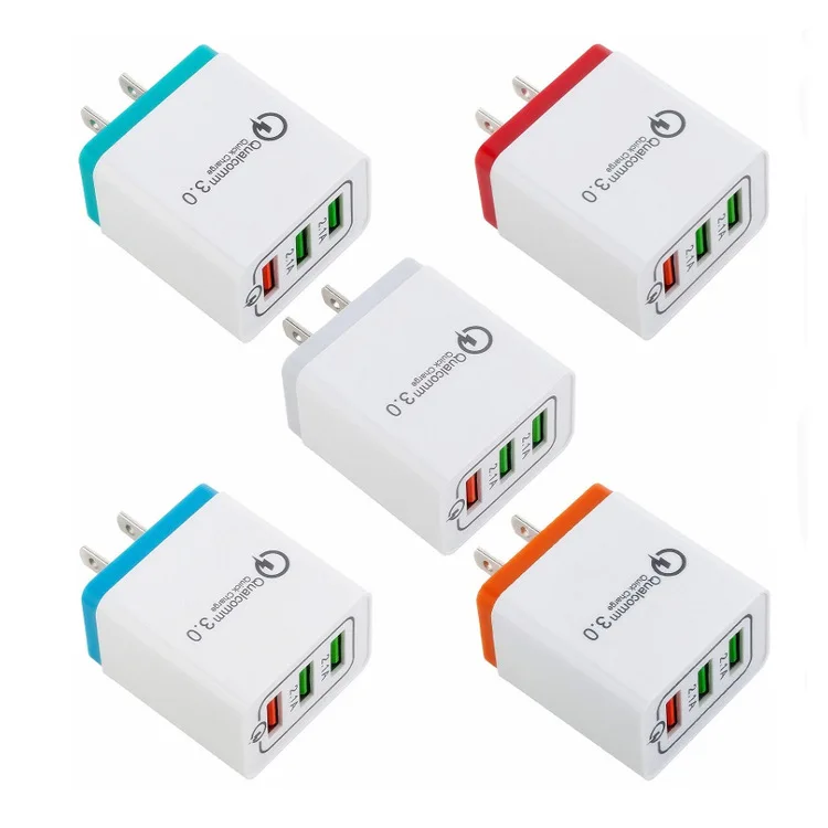 12V QC3.0 Быстрая зарядка 3USB порта быстрой зарядки мобильный телефон зарядное