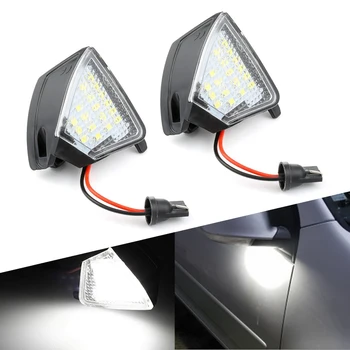 

2pcs Canbus No Error LED Car Under Side Mirror Light Puddle Lamp for VW Golf 5 Plus Eos Passat CC Touran Jetta MK3 Sharan mk2 7N