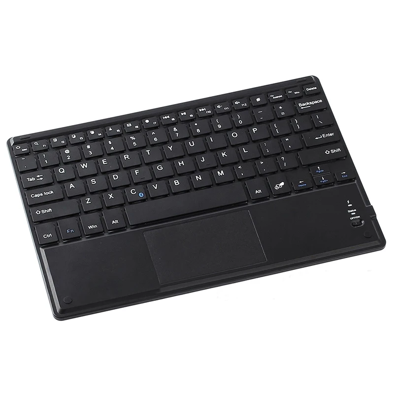 

Slim 10" Wireless QWERTY Bluetooth Keyboard + Touchpad For Windows Android Mac