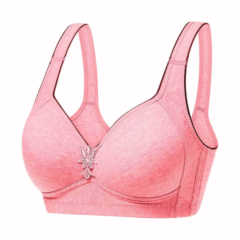 

Solid Seamless Women Bras Female Plus Size 36-42 Bras Lingerie Sexy Underwear Mesh Breathable Push Up Bra Comfortable