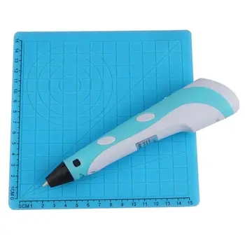 

3D Printing Pen Silicone Drawing Pad Template Design Mat with Heat Proof Finger Caps for 3D Printer Parts Accessories D08B