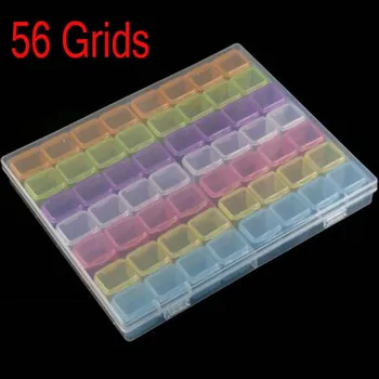 

56/28/12/8/4 Lattices Diamond Embroidery Accessories diamond painting Boxes Cross Stitch Cases Storage Organizer