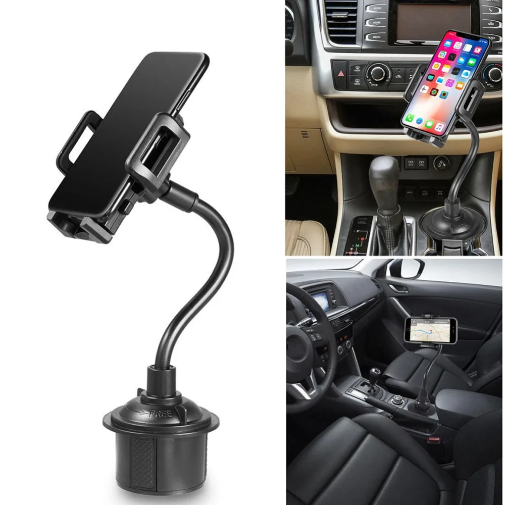 mobile stand holder Universal Car Telephone Stand Cup Holder Stand Drink Bottle Mount Support Smartphone Mobile Phone Accessories This is One Holder cell phone holder for desk