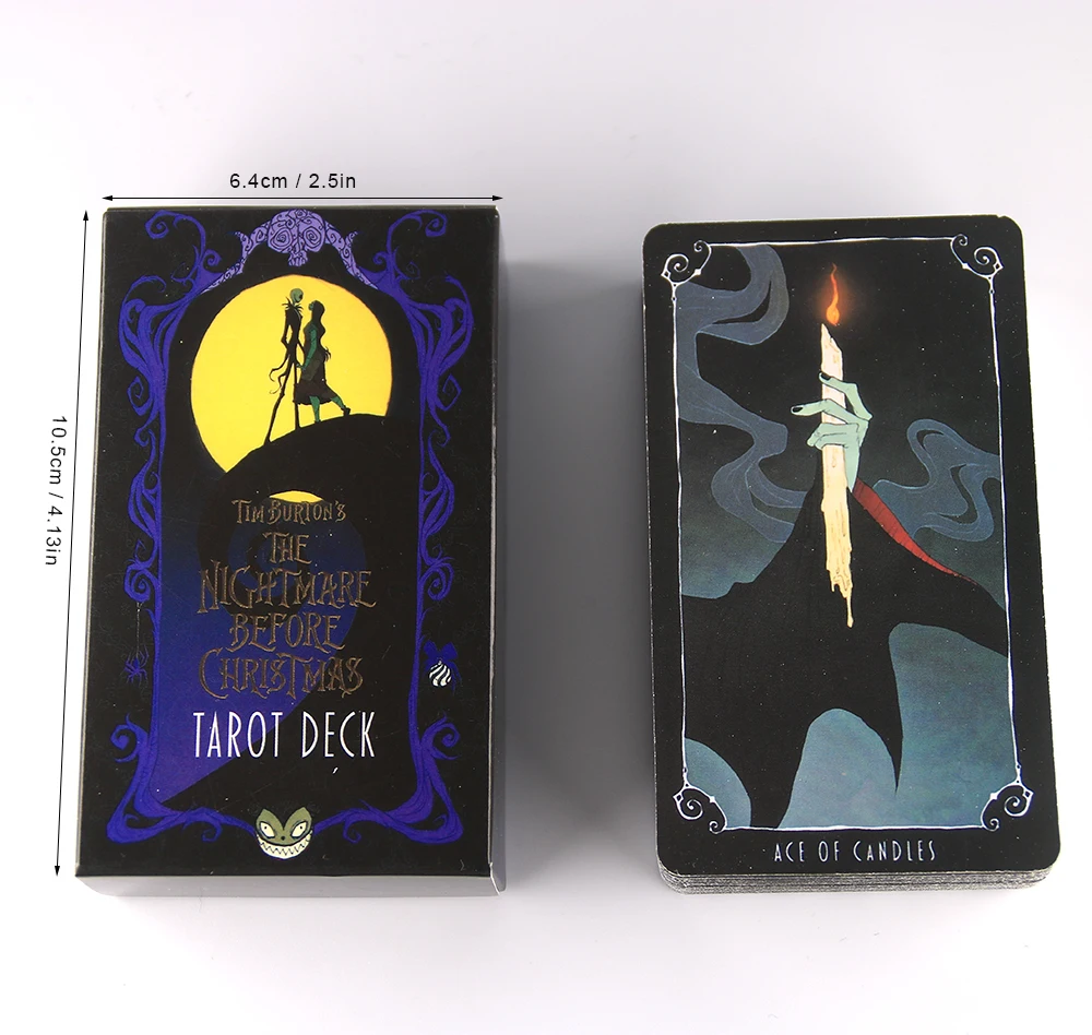 The Nightmare Before Christ mas Tarot Deck and Guidebook 78 Cards Deck and Card Game Board Game Divination Tell The Future Toy 3 The Nightmare Before Christ mas Tarot Deck and Guidebook 78 Cards Deck and Card Game Board Game Divination Tell The Future Toy 3