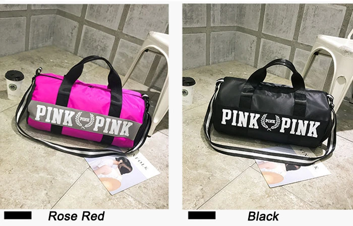 Новые дорожные сумки, водонепроницаемые розовые сумки для путешествий, женские нейлоновые дорожные сумки для женщин, мужские спортивные сумки для обуви, выходные сумки