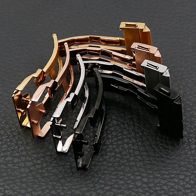 Stainless steel strap buckle watch accessories for HUBLOT sports waterproof watch with wrist strap steel buckle 18mm20mm22mm24mm