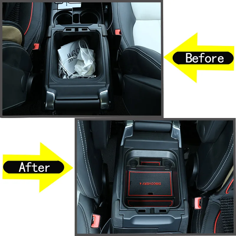 For Land Rover Discovery 4 LR4 2010-2016 Car Central Storage Box Door Phone Glove Armrest Box Accessories For Land Rover Discovery 4 LR4 2010-2016 Car Central Storage Box Door Phone Glove Armrest Box Accessories