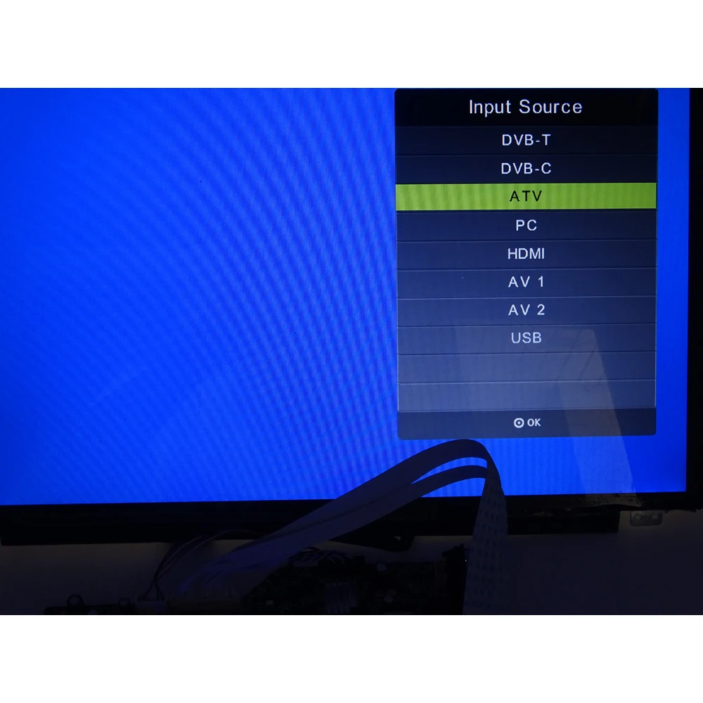 remoto av dvb-t painel digital hdmi-compatível com usb vga