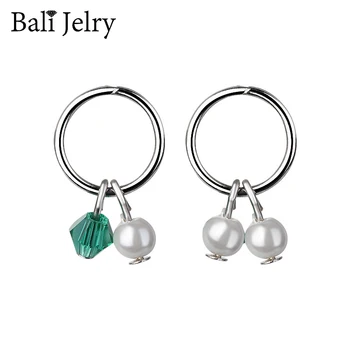 

BaliJelry Fashion Pearl Earrings 925 Silver Jewelry Accessories Drop Earring for Women Wedding Engagement Party Gift Wholesale