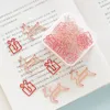 MINKYS Kawaii 10pcs/lot Strawberry Lemon Carrot Metal Paper Clip Christmas Song Decorative Bookmark Binder Clips Stationery ► Photo 2/6