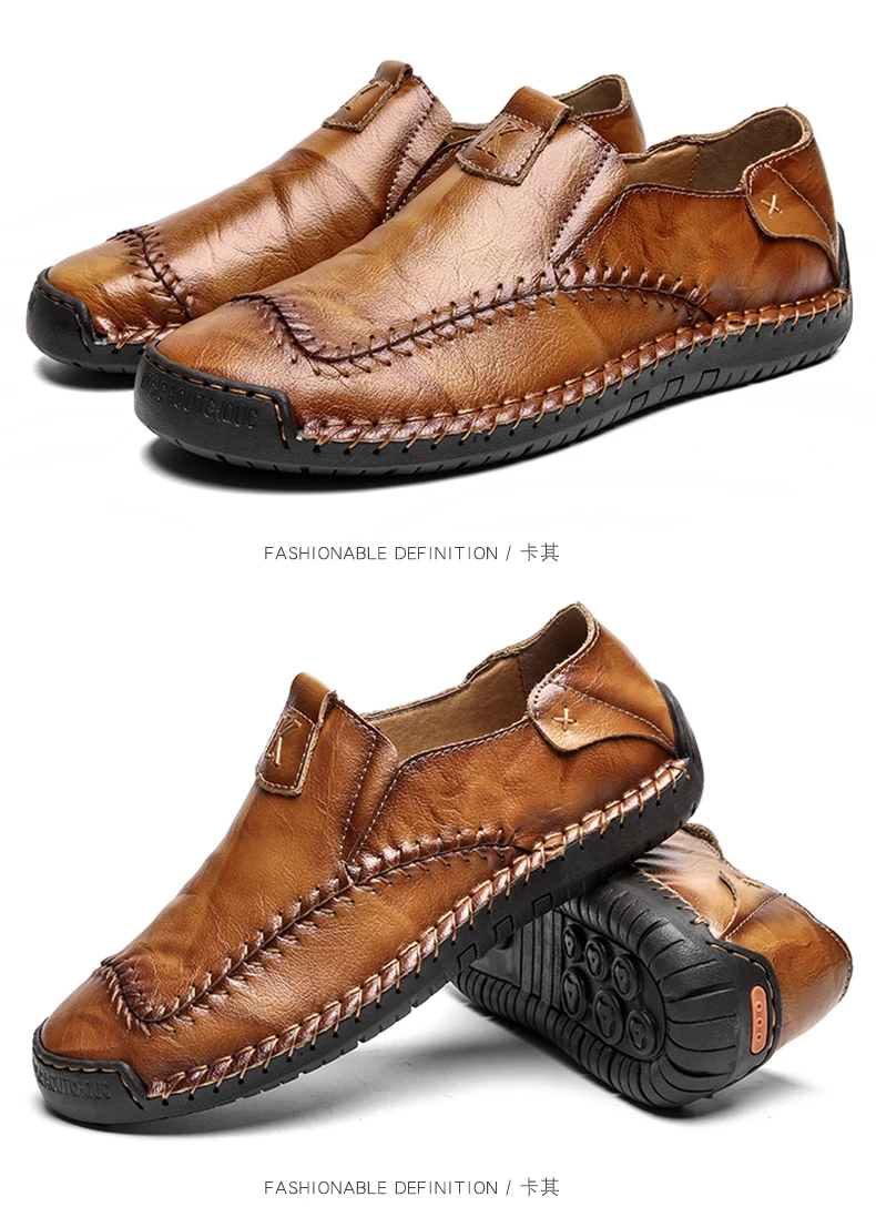 Spring New Comfortable Mens Casual Shoes Loafers Men Shoes Quality Leather Shoes Men Flats Moccasins Shoes