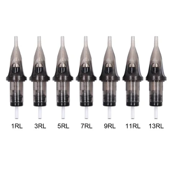 

20pcs Tattoo Needle RL Eyebrow Needle Tattoo Gun Supplies Disposable Semi-Permanent Makeup Tattoo Cartridge Needle