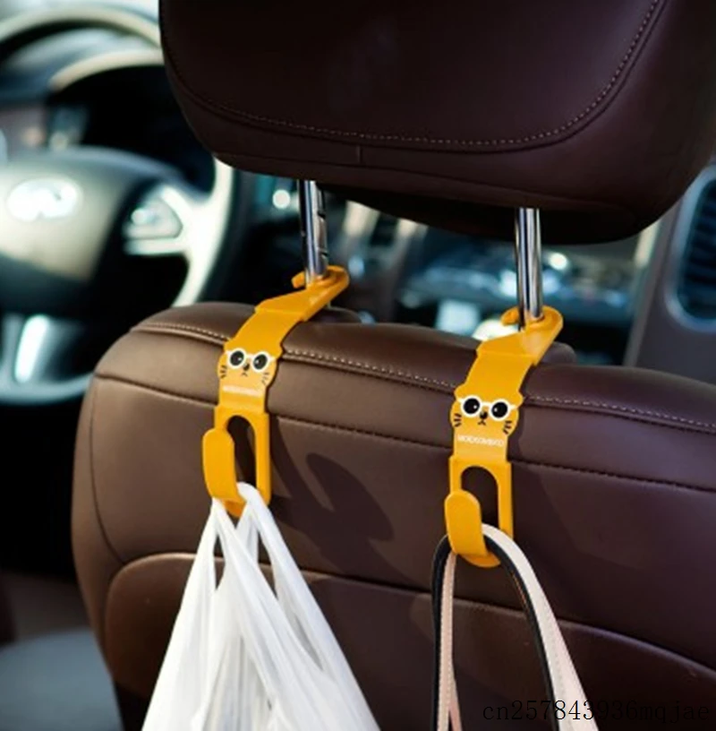 100sets 2pcs/set Back Seat Headrest Hanger Car Holder Hook for Bag Universal Cute Purse Cloth | Дом и сад