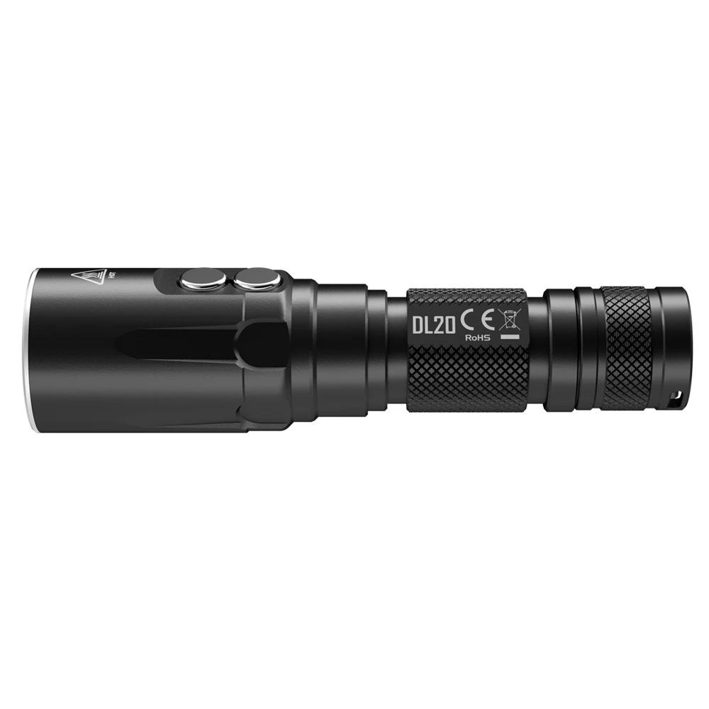 NITECORE DL20 подводный фонарик CREE XP-L HI V3 max 1000lm бросок 223 м 100 м Водонепроницаемый погружной Дайвинг свет с батареей