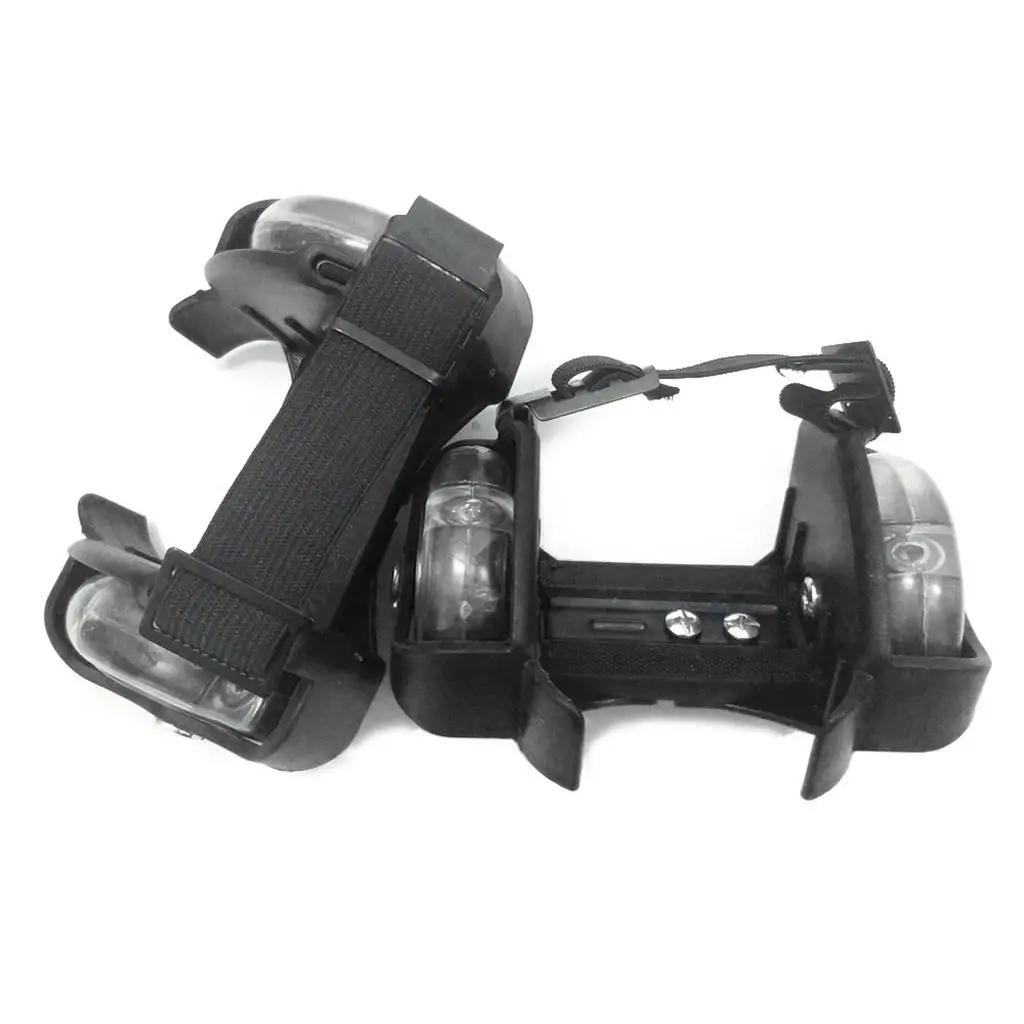 Light Up Flash Heel Wheel Roller Skates LED Kids Child Rollerskate Training Shoe Strap on Child Street Skating Roller Adjustable