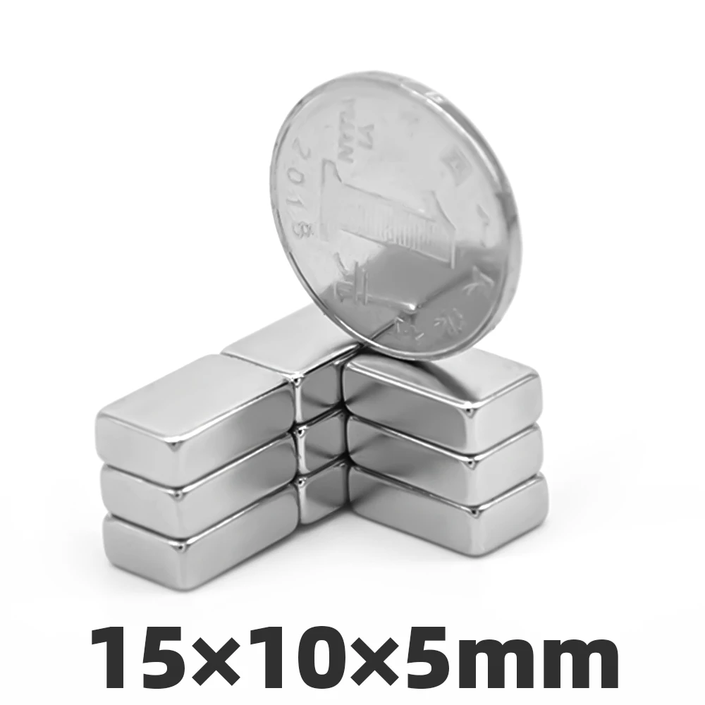 AI путем самостоятельного выбора между 3/10/lot шт 15x10x5 мм N35 неодимовый магнит супер сильный, мощный кубоид блок; из редкоземельных металлов магниты прямоугольный 15*10*5 мм